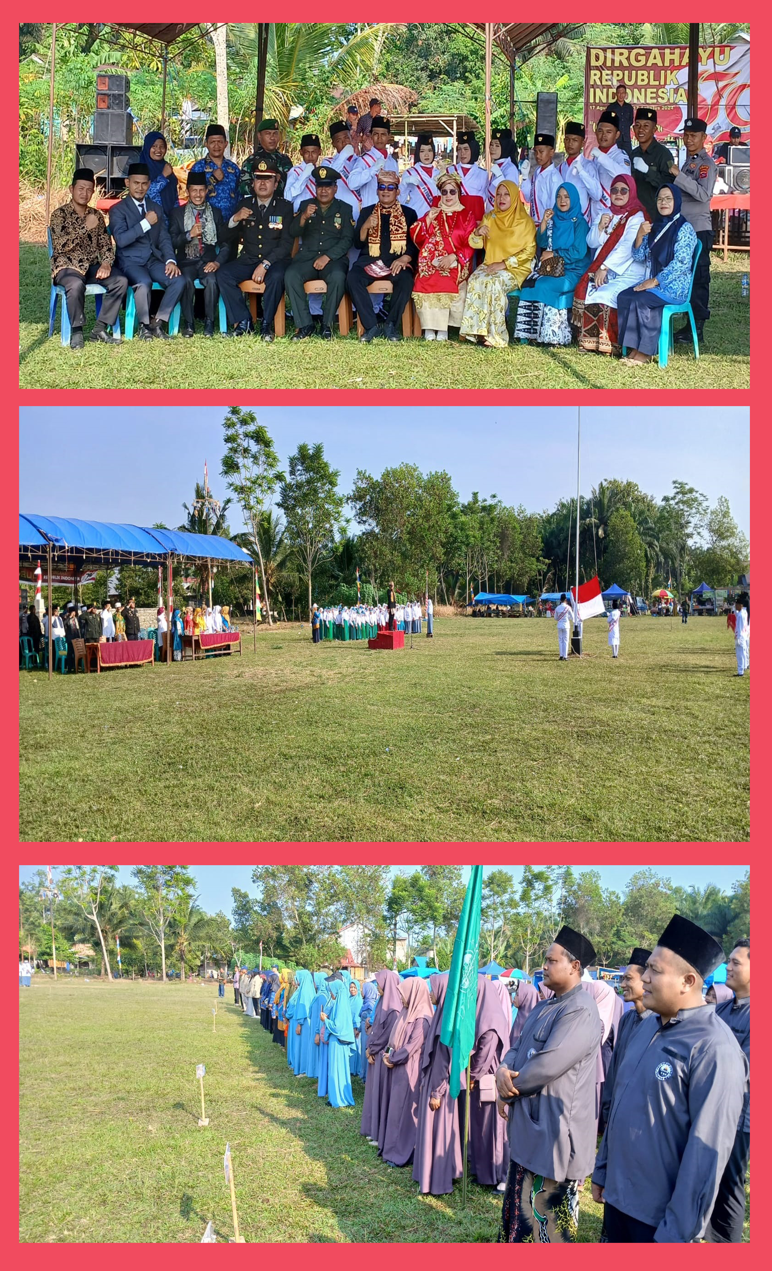 UPACARA HUT RI KE 79 DI KECAMATAN SILAUT DENGAN TEMA NUSANTARA BARU, INDONESIA MAJU