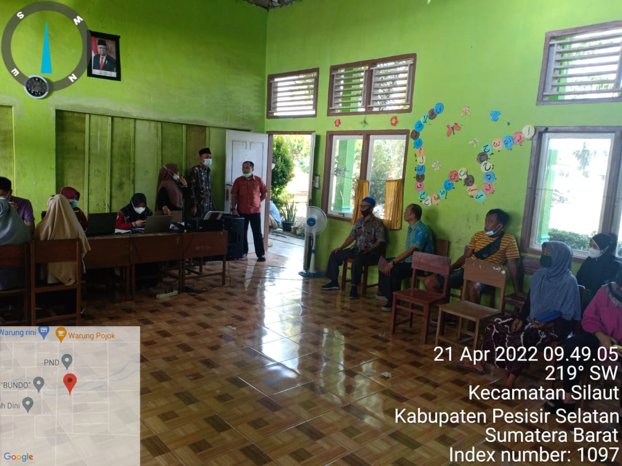 Vaksinasi Covid 19 Booster di Kecamatan Silaut 21 April 2022